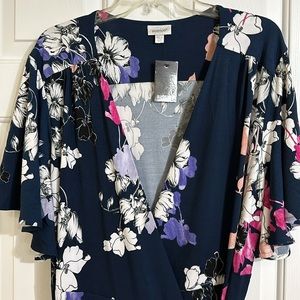 Avenue Size 18/20 Maxi Dress Multicolored Plus